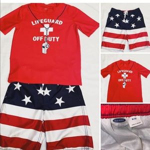 Kids Old Navy/Carter swim set size 8t.